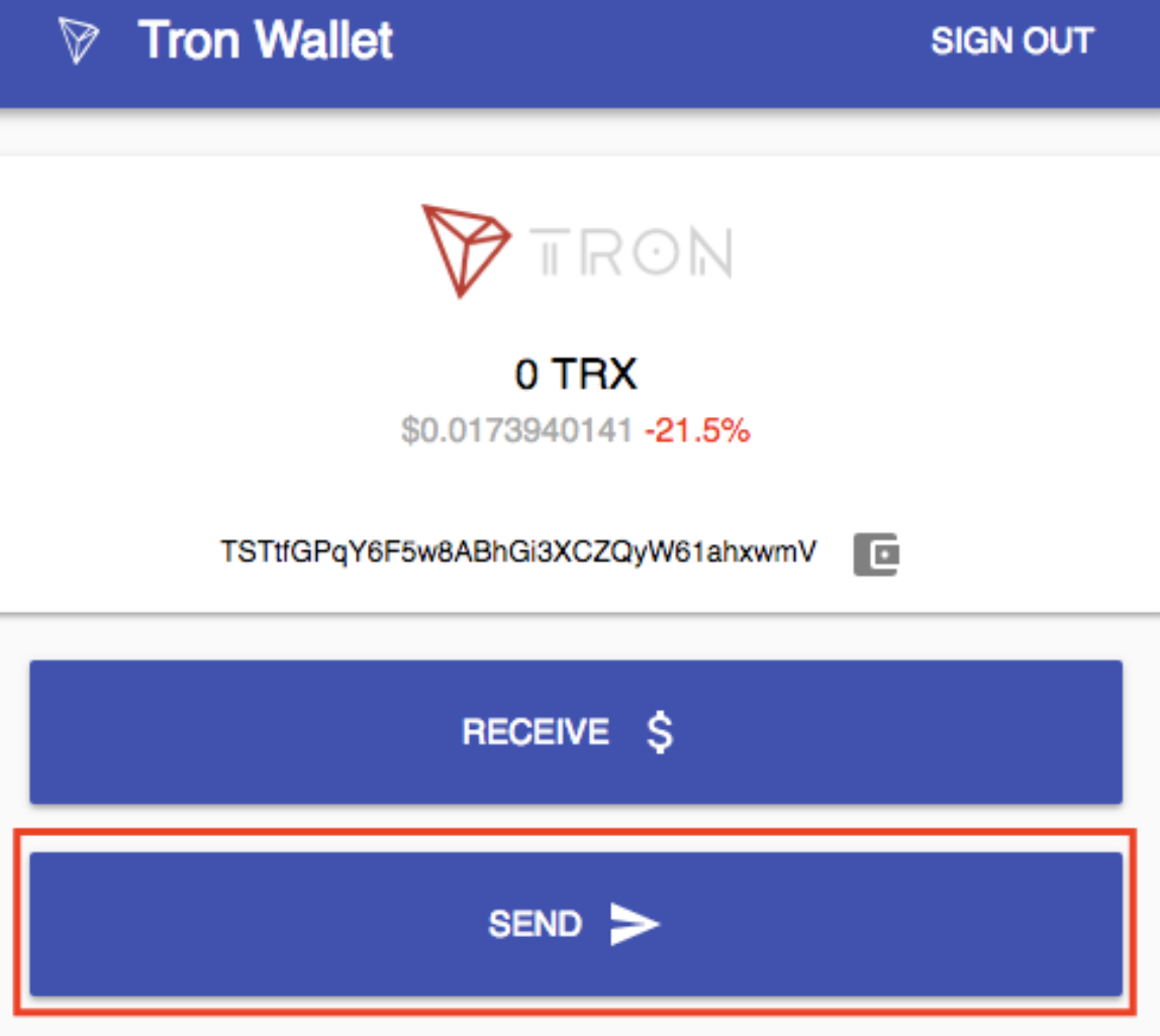 Tron Wallet Desktop IUCN Water